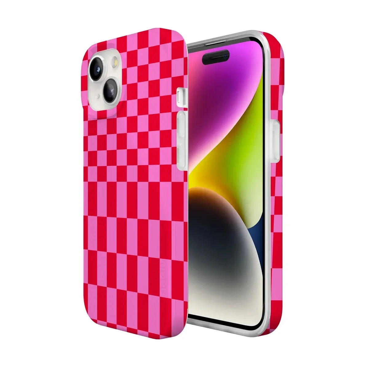 Vibe Check | Pink Checkerboard Case Phone Case Casetry