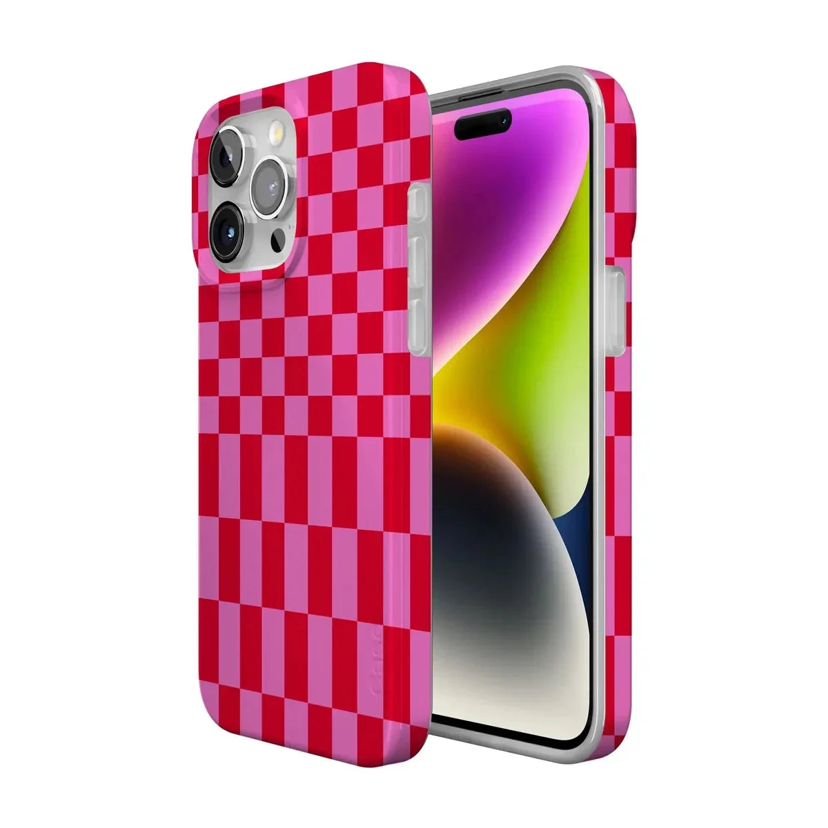 Vibe Check | Pink Checkerboard Case Phone Case Casetry