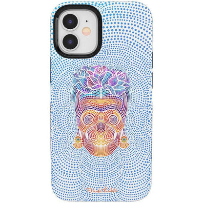 Vida y Muerte | Frida Kahlo Dotted Skull Case iPhone Case get.casely Bold + MagSafe® iPhone 12
