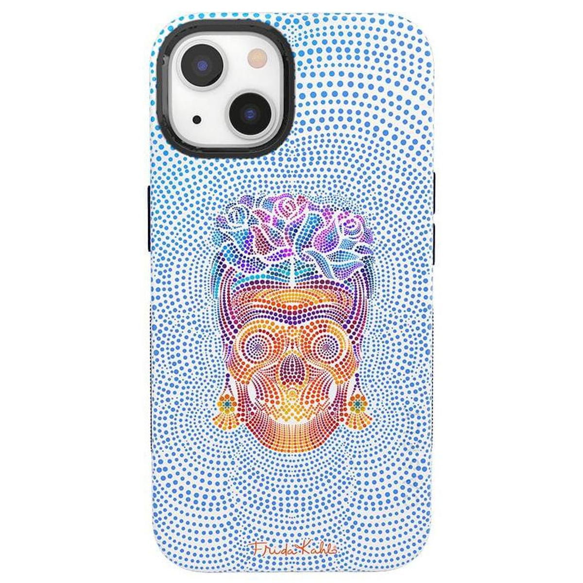 Vida y Muerte | Frida Kahlo Dotted Skull Case iPhone Case get.casely Bold + MagSafe® iPhone 13