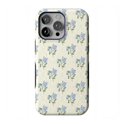 Vintage Garden | Blue Hydrangea Case iPhone Case get.casely Bold Flex + MagSafe® iPhone 14 Pro Max