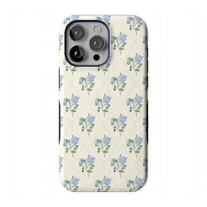 Vintage Garden | Blue Hydrangea Case iPhone Case get.casely Bold Flex + MagSafe® iPhone 15 Pro Max