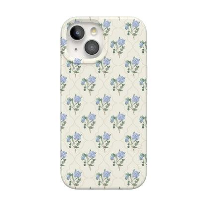 Vintage Garden | Blue Hydrangea Case iPhone Case get.casely Classic + MagSafe® iPhone 15