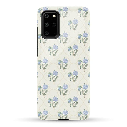 Vintage Garden | Blue Hydrangea Case iPhone Case get.casely Essential Galaxy S20 Ultra