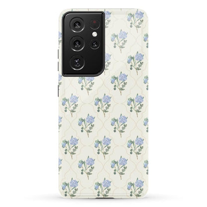 Vintage Garden | Blue Hydrangea Case iPhone Case get.casely Essential Galaxy S21 Ultra