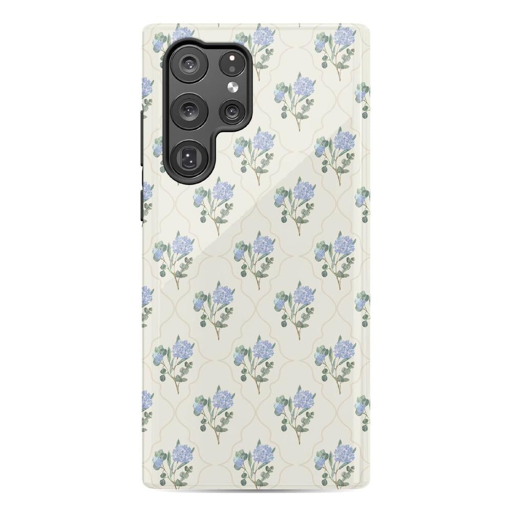 Vintage Garden | Blue Hydrangea Case iPhone Case get.casely Essential Galaxy S23 Ultra