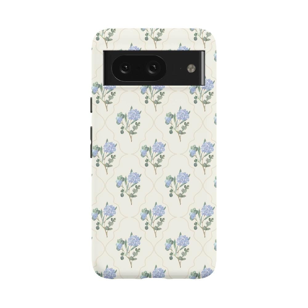 Vintage Garden | Blue Hydrangea Case iPhone Case get.casely Essential Google Pixel 8