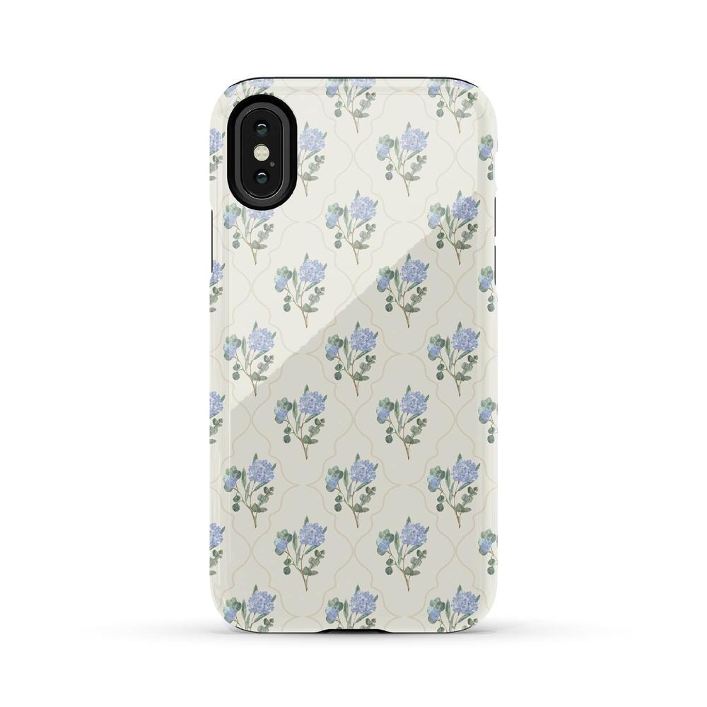 Vintage Garden | Blue Hydrangea Case iPhone Case get.casely Essential iPhone X / XS
