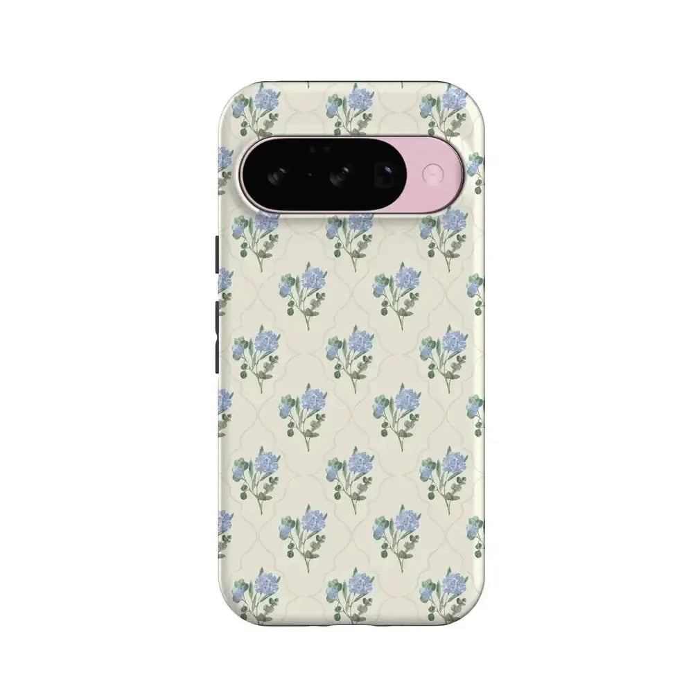 Vintage Garden | Blue Hydrangea Case iPhone Case get.casely Essential + MagSafe® Google Pixel 10