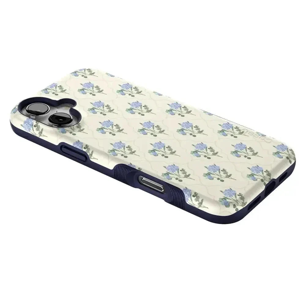 Vintage Garden | Blue Hydrangea Case iPhone Case get.casely