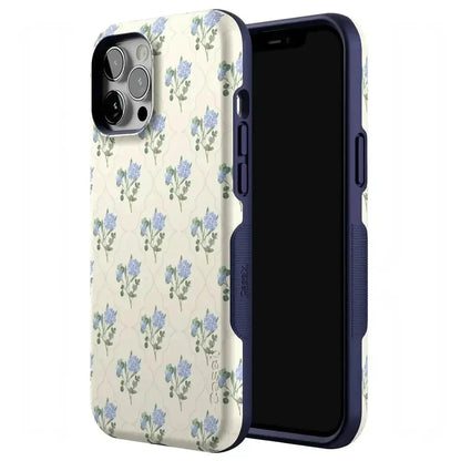 Vintage Garden | Blue Hydrangea Case iPhone Case get.casely