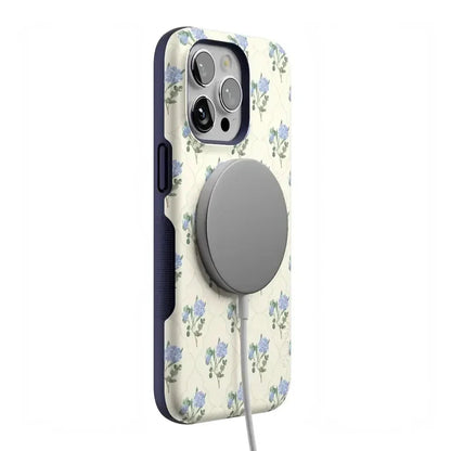 Vintage Garden | Blue Hydrangea Case iPhone Case get.casely