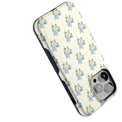 Vintage Garden | Blue Hydrangea Case iPhone Case get.casely