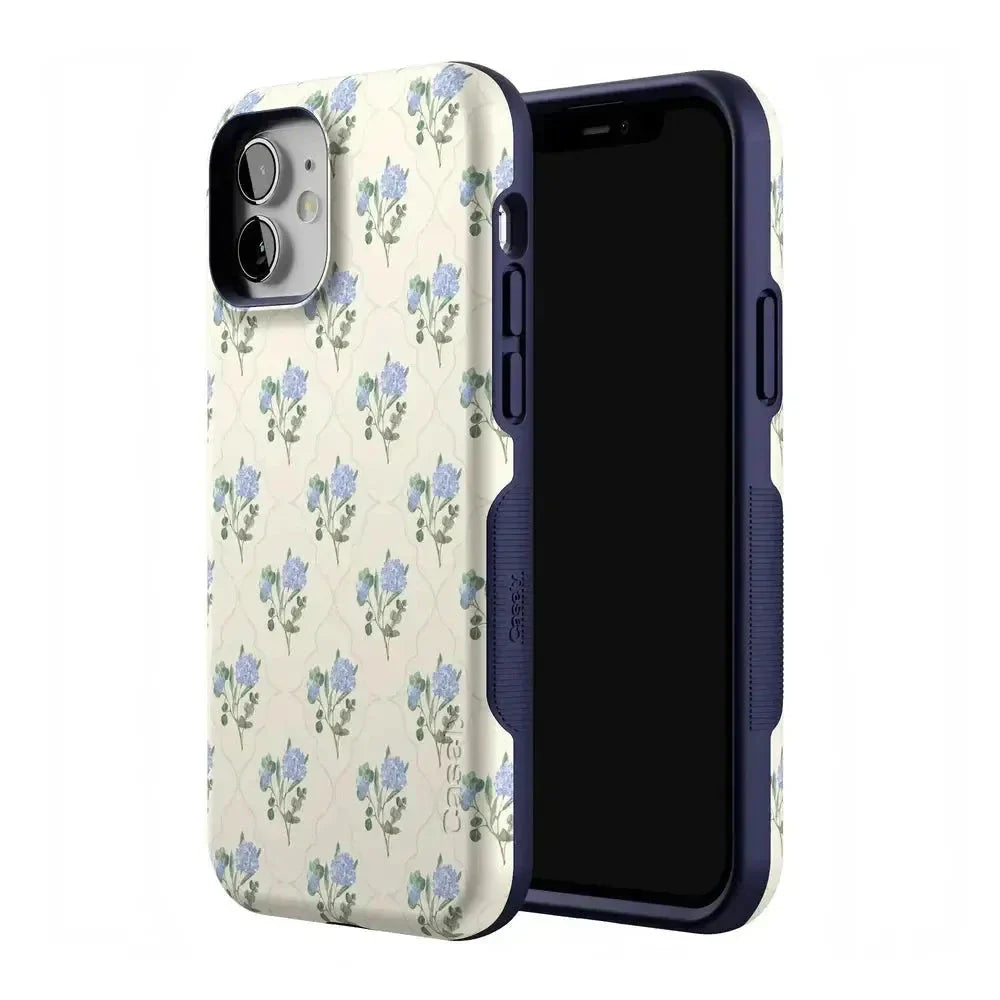 Vintage Garden | Blue Hydrangea Case iPhone Case get.casely