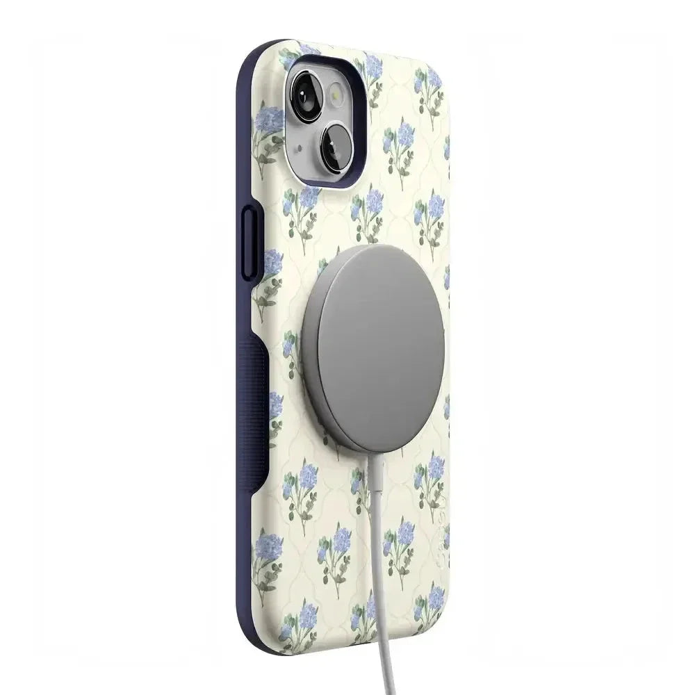 Vintage Garden | Blue Hydrangea Case iPhone Case get.casely