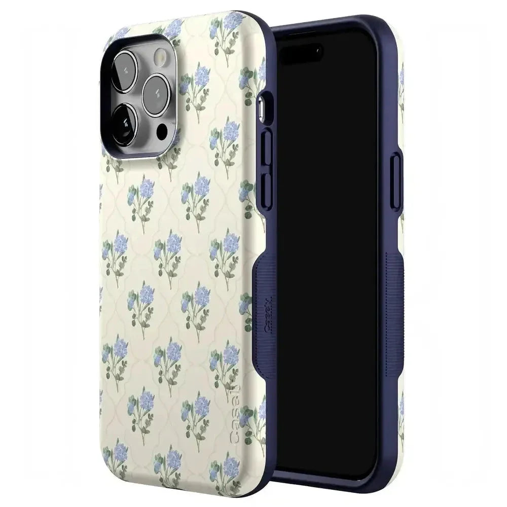 Vintage Garden | Blue Hydrangea Case iPhone Case get.casely