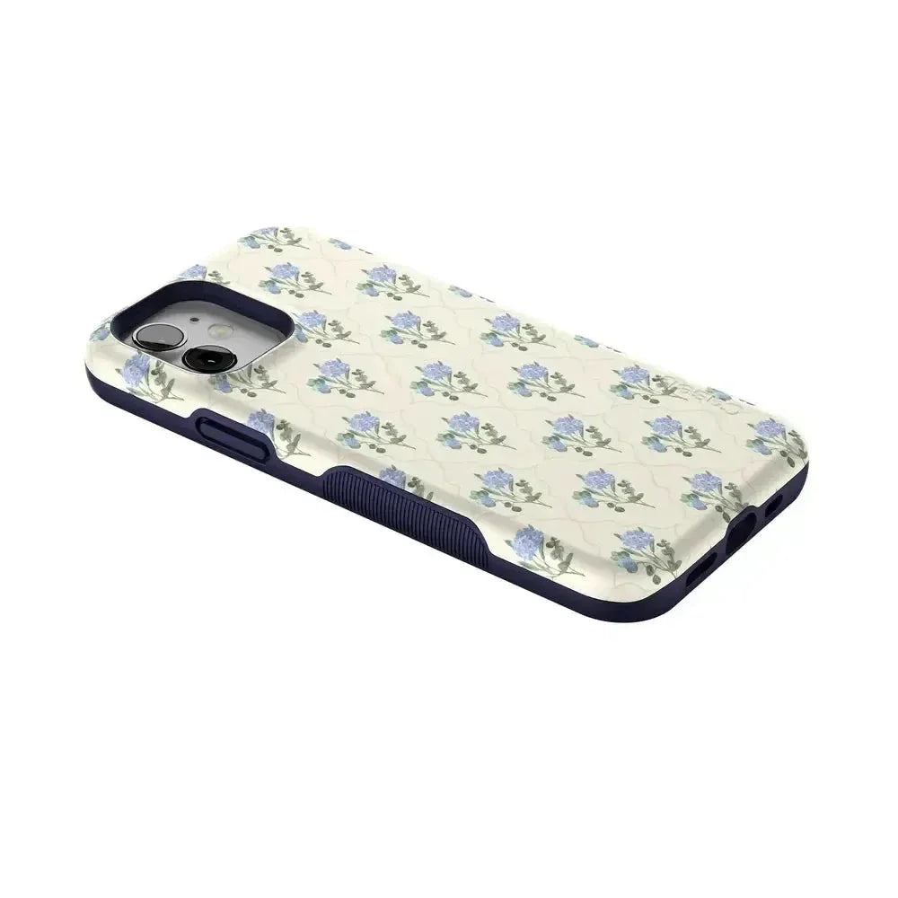 Vintage Garden | Blue Hydrangea Case iPhone Case get.casely