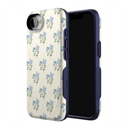 Vintage Garden | Blue Hydrangea Case iPhone Case get.casely