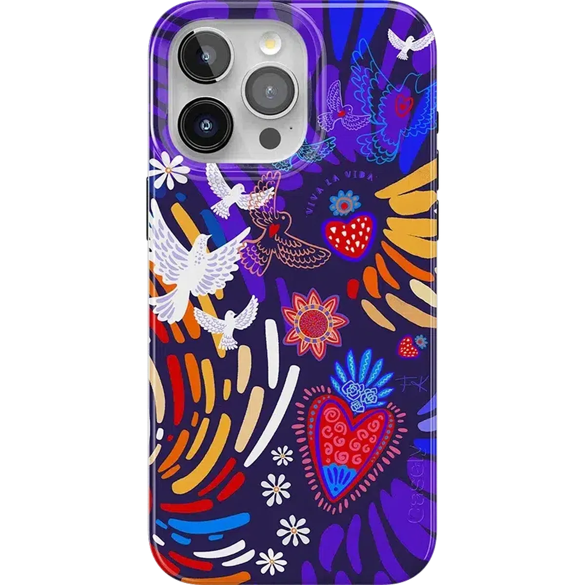 Viva La Vida | Frida Kahlo Collage Case iPhone Case get.casely Classic + MagSafe® iPhone 15 Pro Max