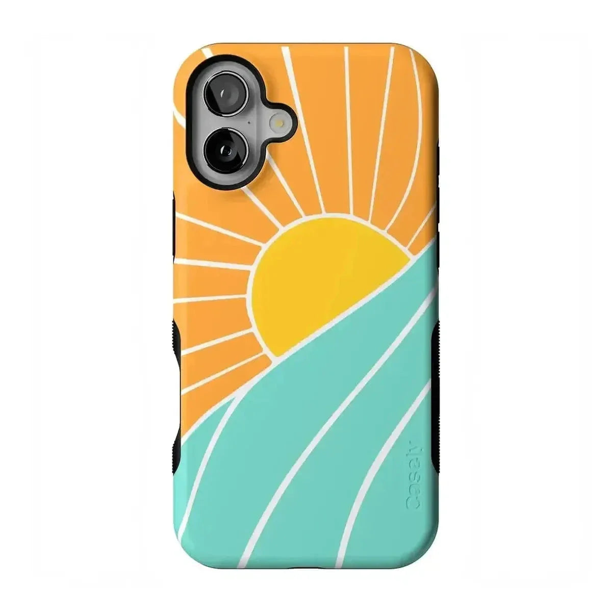 Waves & Rays | Sunshine Case iPhone Case get.casely Bold Flex + MagSafe® iPhone 17