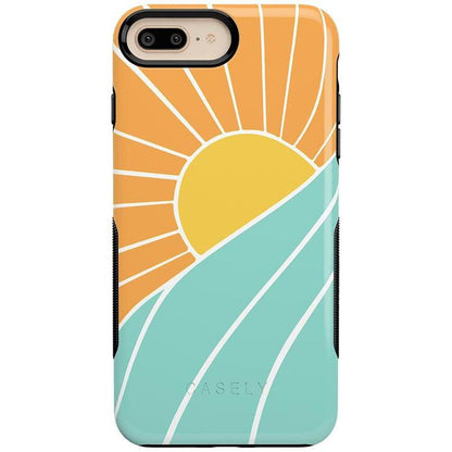 Waves & Rays | Sunshine Case iPhone Case get.casely Bold iPhone 6/7/8 Plus