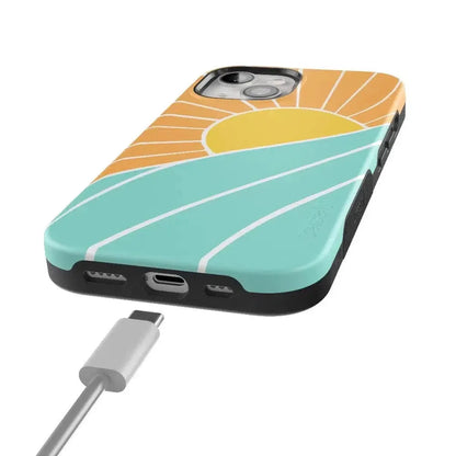 Waves & Rays | Sunshine Case iPhone Case get.casely