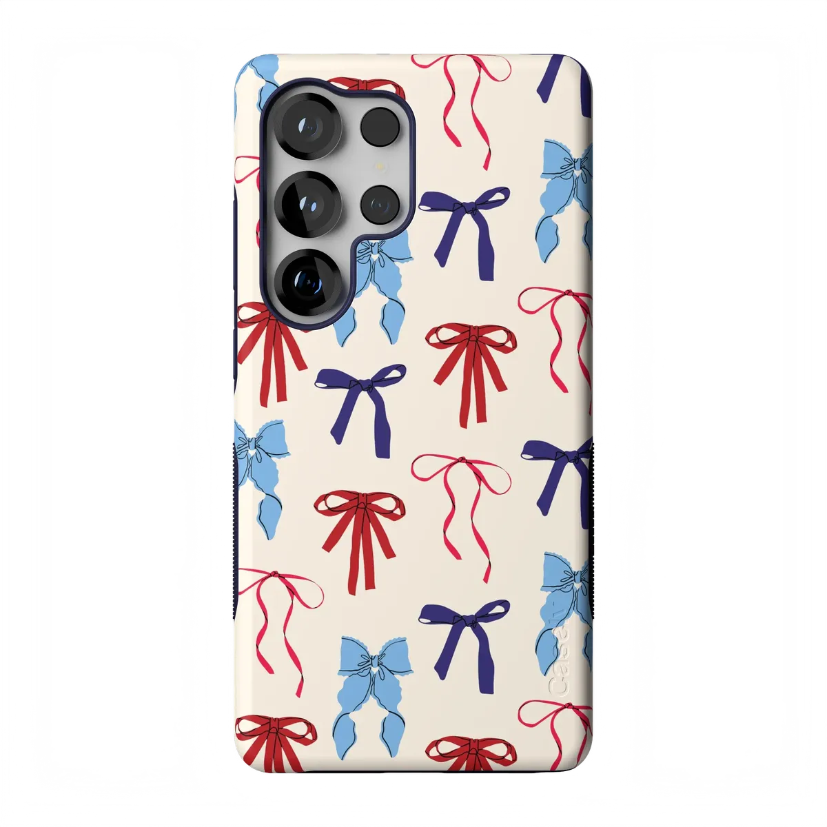 American Girlie | Red White & Blue Bows Case - Galaxy S25 Ultra