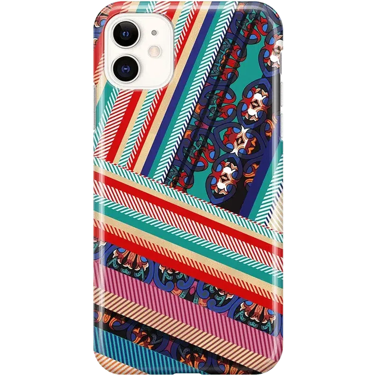 Wearing Layers | Layered Patchwork iPhone Case iPhone Case get.casely Classic iPhone 11