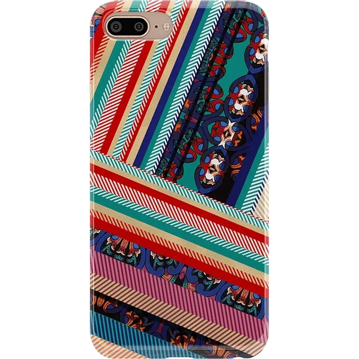 Wearing Layers | Layered Patchwork iPhone Case iPhone Case get.casely Classic iPhone 6/7/8 Plus