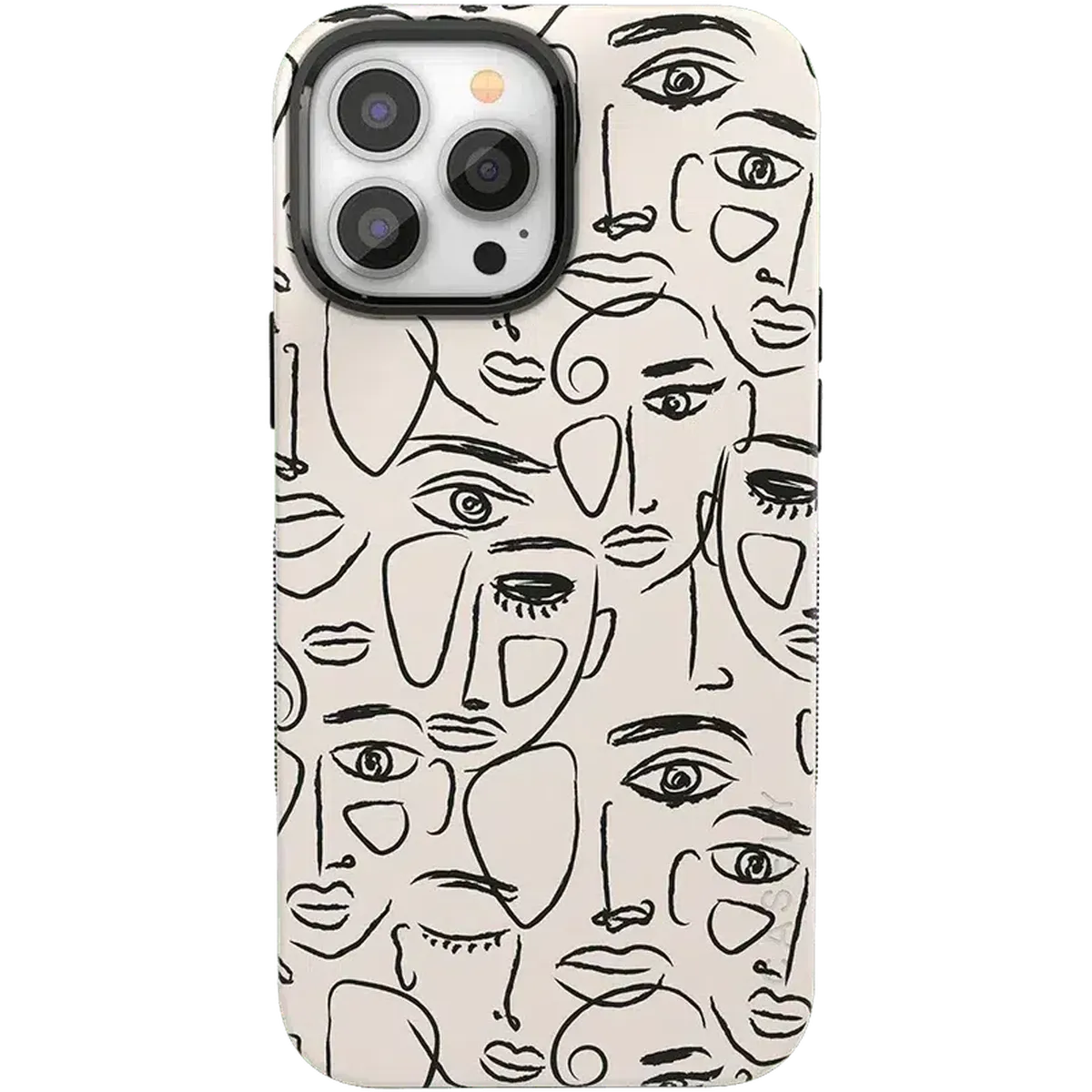 We're All Human | Minimal Face Art Case iPhone Case get.casely Bold + MagSafe® iPhone 13 Pro