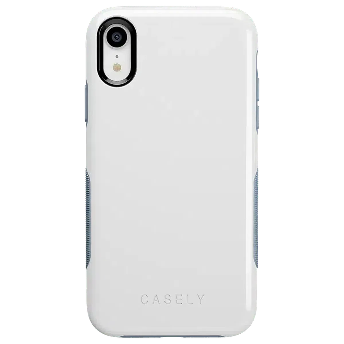 White on Light Blue | Ultra-Protective Bold Case iPhone Case get.casely