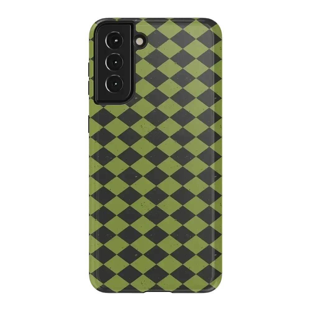 Wicked Hex | Green Checkered Case Phone Case get.casely Essential Galaxy S21 Plus
