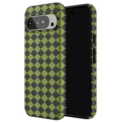 Wicked Hex | Green Checkered Case Phone Case get.casely
