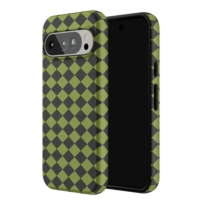 Wicked Hex | Green Checkered Case Phone Case get.casely