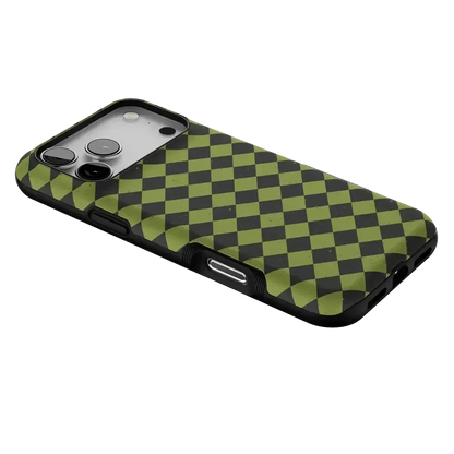 Wicked Hex | Green Checkered Case Phone Case get.casely