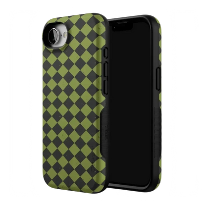 Wicked Hex | Green Checkered Case Phone Case get.casely