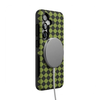 Wicked Hex | Green Checkered Case Phone Case get.casely