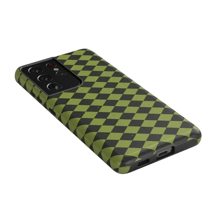 Wicked Hex | Green Checkered Case Phone Case get.casely