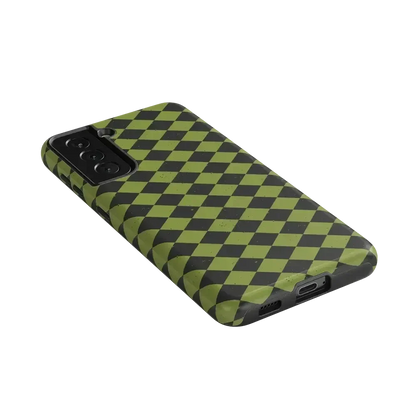 Wicked Hex | Green Checkered Case Phone Case get.casely