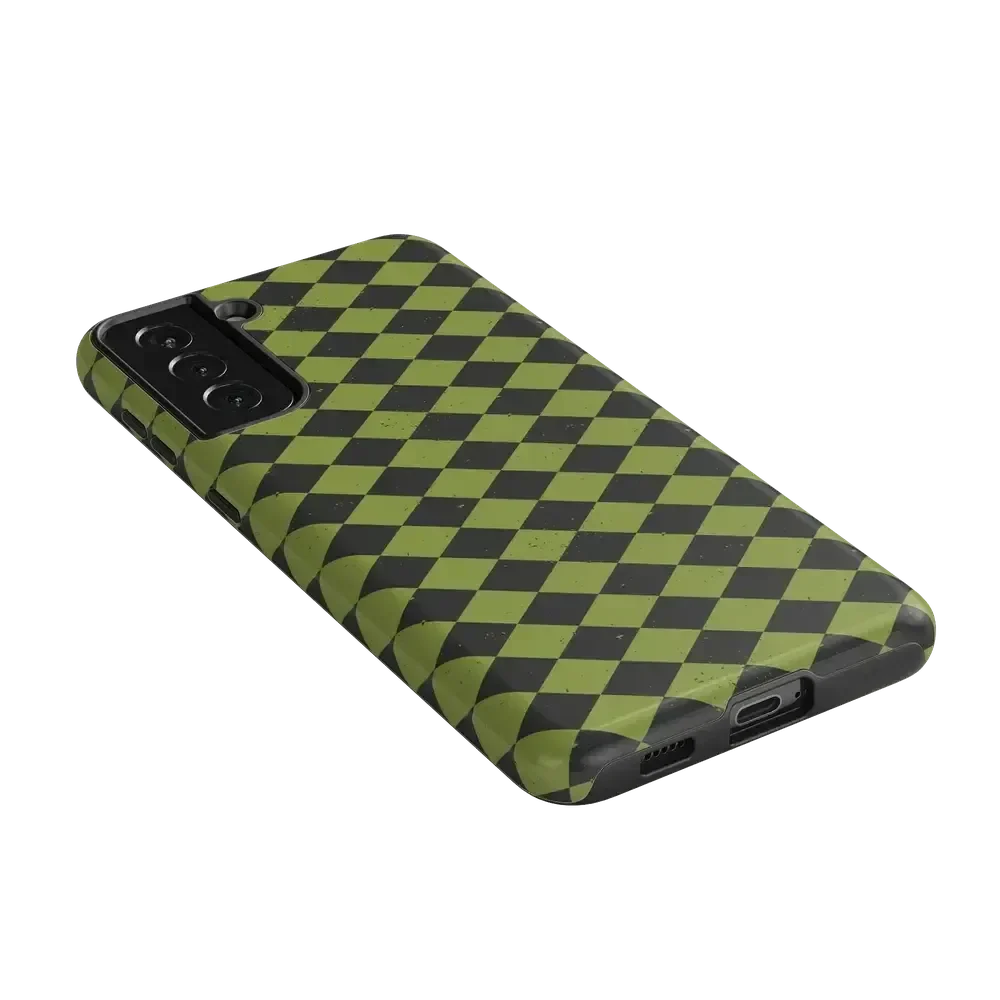Wicked Hex | Green Checkered Case Phone Case get.casely