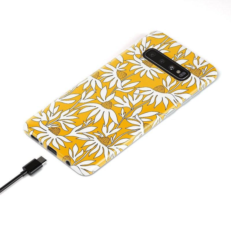 Wild About You | Yellow Floral Samsung Case Samsung Case get.casely