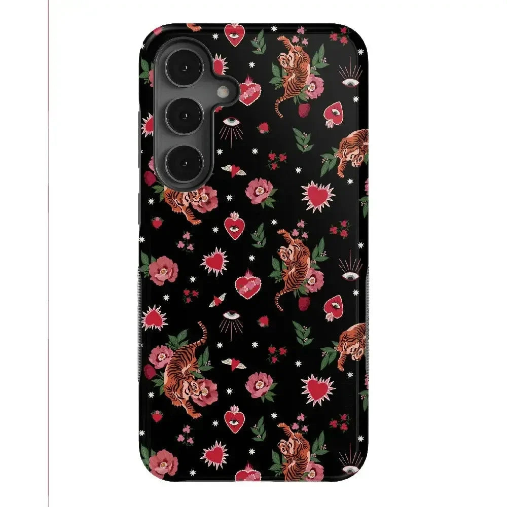 Wild at Heart | Tiger Case Phone Case Casetry Bold Flex + MagSafe® Galaxy S25 Ultra