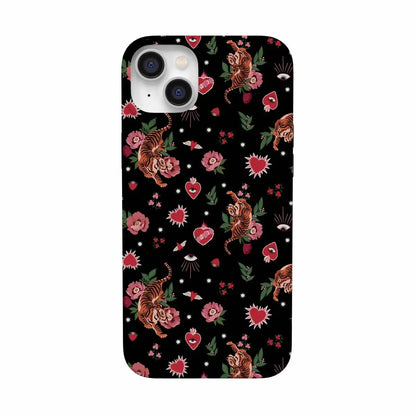 Wild at Heart | Tiger Case Phone Case Casetry Classic + MagSafe® iPhone 14 Plus