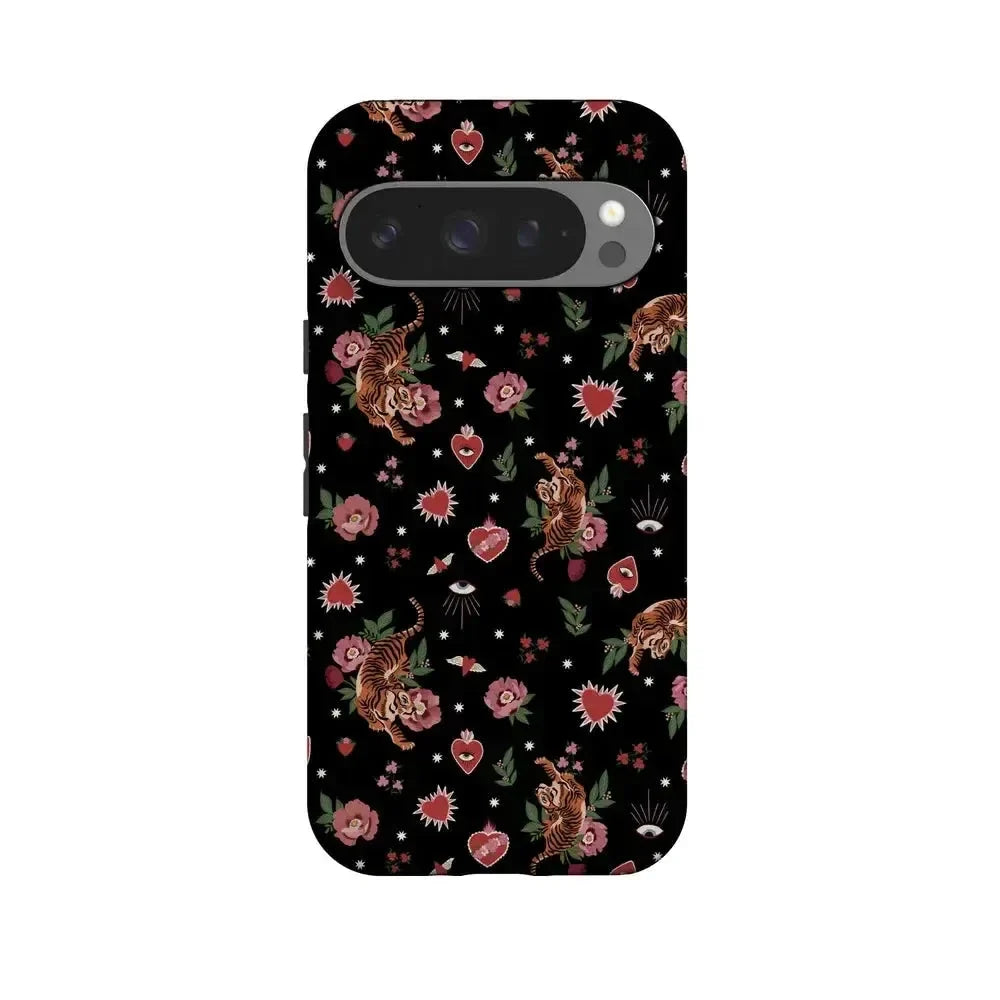 Wild at Heart | Tiger Case Phone Case Casetry Essential + MagSafe® Google Pixel 10 Pro