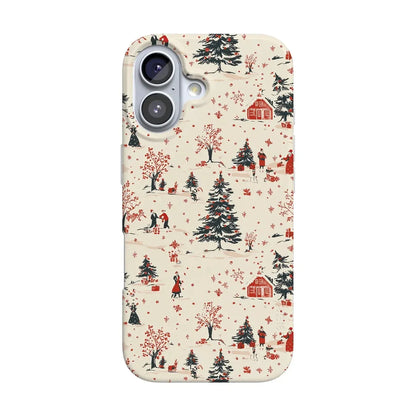 Winter Nostalgia | Vintage Holiday Case Phone Case Casetry Classic + MagSafe® iPhone 17