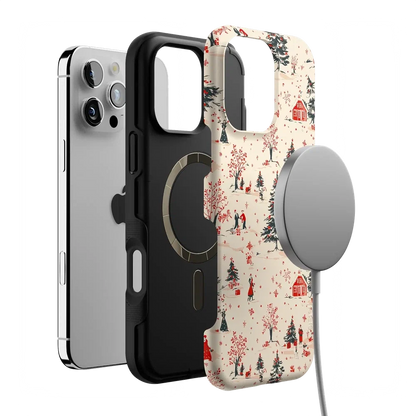 Winter Nostalgia | Vintage Holiday Case Phone Case Casetry