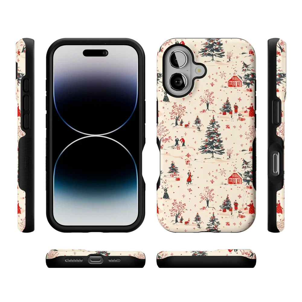 Winter Nostalgia | Vintage Holiday Case Phone Case Casetry