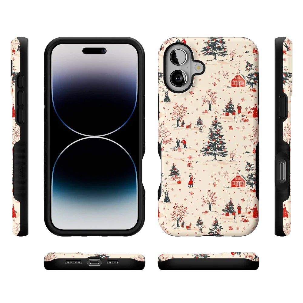 Winter Nostalgia | Vintage Holiday Case Phone Case Casetry