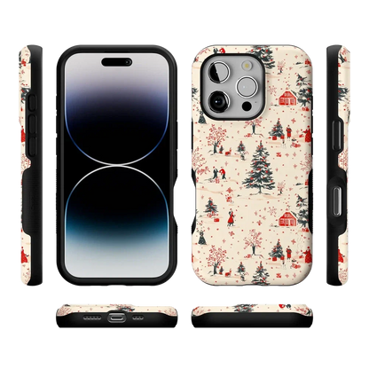 Winter Nostalgia | Vintage Holiday Case Phone Case Casetry