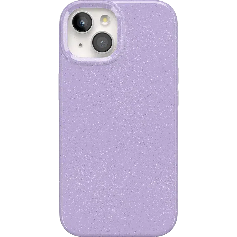Wisteria | Purple Enchanted Shimmer Case iPhone Case get.casely Classic + MagSafe® iPhone 15 Plus